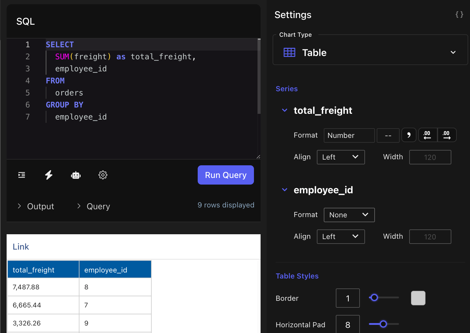 number format settings